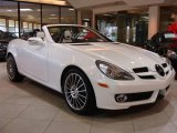 2010 designo Mystic White Mercedes-Benz SLK 300 Diamond White Edition Roadster #21370144