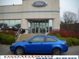 2010 Blue Flame Metallic Ford Focus SES Coupe #21371236