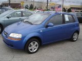 2005 Bright Blue Metallic Chevrolet Aveo LS Hatchback #21458623