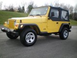 2000 Solar Yellow Jeep Wrangler SE 4x4 #21448106