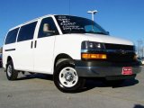 2009 Summit White Chevrolet Express LS 3500 Passenger Van #21500226