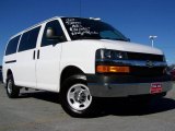 2009 Summit White Chevrolet Express LS 3500 Passenger Van #21500235