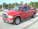 2005 Flame Red Dodge Ram 1500 SLT Quad Cab #21465180