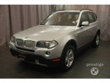 2008 Titanium Silver Metallic BMW X3 3.0si #2146650