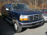 1996 Dark Tourmaline Green Metallic Ford F250 XL Extended Cab 4x4 #21567023