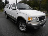 2002 Oxford White Ford F150 Lariat SuperCab 4x4 #21569744