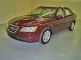 2009 Dark Cherry Red Hyundai Sonata GLS #21574909