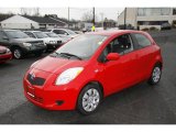 2007 Absolutely Red Toyota Yaris 3 Door Liftback #2144282