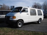 2000 Bright White Dodge Ram Van 1500 Passenger #21634413