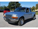 1998 Light Denim Blue Metallic Ford Ranger XLT Extended Cab #21623374