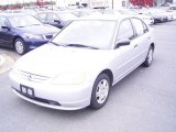 2001 Satin Silver Metallic Honda Civic LX Sedan #21633499
