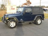 2005 Patriot Blue Pearl Jeep Wrangler Unlimited 4x4 #21629281