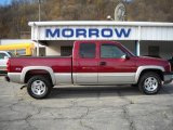 2005 Sport Red Metallic Chevrolet Silverado 1500 Z71 Extended Cab 4x4 #21623563