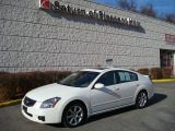 2007 Winter Frost Pearl Nissan Maxima 3.5 SE #21621870