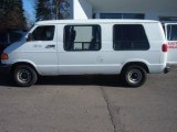 2001 Bright White Dodge Ram Van 1500 Passenger #21710132