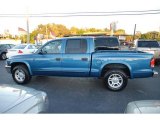 2004 Atlantic Blue Pearl Dodge Dakota SLT Quad Cab #21706171