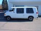 2001 Bright White Dodge Ram Van 1500 Passenger #21710128