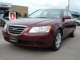 2009 Dark Cherry Red Hyundai Sonata GLS #21619851