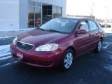 2005 Impulse Red Toyota Corolla LE #2172676