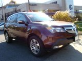 2008 Dark Cherry Pearl Acura MDX  #21768943