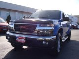 2008 Sport Blue GMC Canyon SLE Extended Cab 4x4 #21773713
