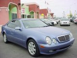 2002 Quartz Blue Metallic Mercedes-Benz CLK 320 Coupe #21775658
