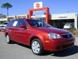 2007 Fusion Red Metallic Suzuki Forenza Wagon #2168834