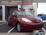 2010 Salsa Red Pearl Toyota Sienna LE #21877598