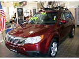 2009 Camellia Red Pearl Subaru Forester 2.5 X Premium #21859564