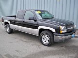 2004 Black Chevrolet Silverado 1500 Z71 Extended Cab 4x4 #2168041