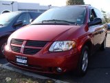 2007 Inferno Red Crystal Pearl Dodge Grand Caravan SXT #21875144