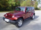 2010 Red Rock Crystal Pearl Jeep Wrangler Unlimited Sahara 4x4 #21879300