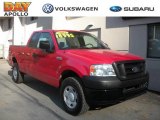2005 Bright Red Ford F150 XL SuperCab 4x4 #21867319