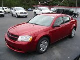 2010 Inferno Red Crystal Pearl Dodge Avenger SXT #21942332