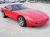 1991 Bright Red Chevrolet Corvette Coupe #22001505