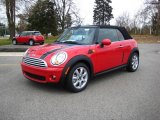 2010 Chili Red Mini Cooper Convertible #21999405