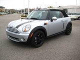 2010 Pure Silver Metallic Mini Cooper Convertible #21999427