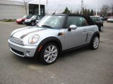 2010 Pure Silver Metallic Mini Cooper Convertible #21999418