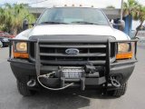 2001 Oxford White Ford F350 Super Duty XL SuperCab 4x4 Chassis #22063303