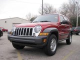 2007 Inferno Red Crystal Pearl Jeep Liberty Sport 4x4 #22154150