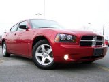 2009 Inferno Red Crystal Pearl Dodge Charger SXT #22137253