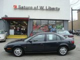 2002 Black Silver Saturn S Series SL2 Sedan #22200549