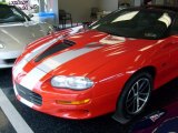2002 Bright Rally Red Chevrolet Camaro Z28 SS Coupe #22208707