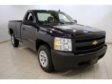 2007 Dark Blue Metallic Chevrolet Silverado 1500 Work Truck Regular Cab #22214752