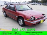 1989 Chateau Red Metallic Honda Accord LXi Coupe #22206907