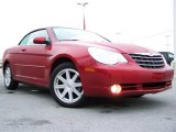 2008 Inferno Red Crystal Pearl Chrysler Sebring Touring Convertible #22196446