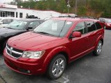2010 Inferno Red Crystal Pearl Coat Dodge Journey SXT #22213002