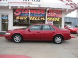 Crimson Red Cadillac Seville in 2001