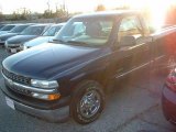 2002 Indigo Blue Metallic Chevrolet Silverado 1500 Work Truck Regular Cab #22329984