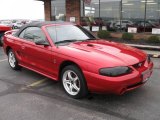 1998 Laser Red Ford Mustang SVT Cobra Convertible #22273105